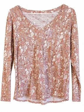 Blue Sol Long Sleeve V-Neck Top